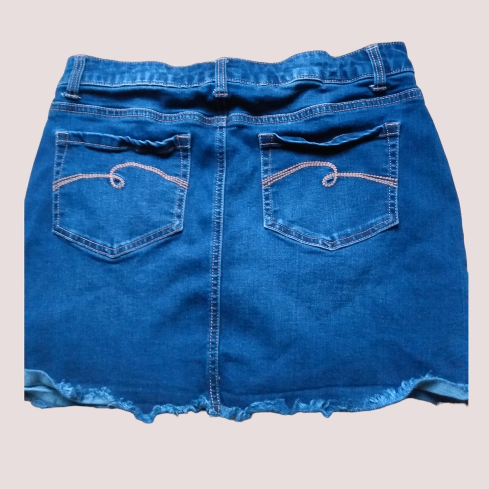 Justice short jean skirt size 20